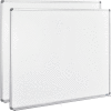 Global Industrial™ Magnetic Whiteboard - 60 x 48 - Surface en acier - Paquet de 2
