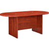 Interion® Racetrack Conference Table, 6'L, Cherry
