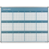 Global Industrial® Magnetic Dry Erase Twelve Month Calendar Board, Surface en acier, 48"W x 36"H