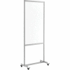 Global Industrial Clear Mobile Divider, Acrylic, 30"W x 75"H