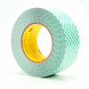 3M 9589 Double Coated Film Tape 2" x 36 Yds. 9 Mil White - Pkg Qty 24