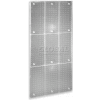 Azar Displays 700248-CLR Pegboard Wall Panel, 24" x 48", Clear ,1 Piece