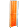 Azar Displays 700350-ORG Pegboard Powering, 13.75" x 44", Orange ,1 Piece
