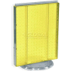 Azar Displays 700500-YEL Pegboard Countertop Display, 16" x 20", Yellow Opaque ,1 Piece