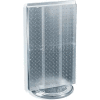 Azar Displays 700513-CLR Two-Sided Revolving Pegboard Countertop Display, 13.5" x 22", Clear