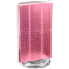 Azar Displays 700513-PNK Two-Sided Revolving Pegboard Countertop Display, 13.5" x 22", Pink