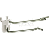Azar Displays 701234 4" Flip Scan Quick Back Hook 0.187" Diameter
