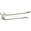 Azar Displays 701236 6" Flip Scan Quick Back Hook 0.187" Diameter