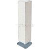 Azar Displays 701464-WHT 4-Sided Interlocking Pegboard Floor Display, 14" x 60", White Opaque
