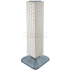 Azar Displays 703387-WHT 4-Sided Interlocking Pegboard Display, 8" x 40", White Solid ,1 Piece