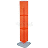 Azar Displays 703389-ORG 4-Sided Interlocking Pegboard Display, 8" x 60", Orange Opaque ,1 Piece