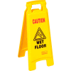 Panneau pour plancher Rubbermaid® 6112-77, 2 faces, « Caution Wet Floor »