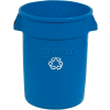 Rubbermaid® Recycling Can, 20 Gallon, Bleu