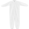 Global Industrial™ Coverall microporous jetable, Bracelets élastiques/ankles, WHT, Grand, 25/Case