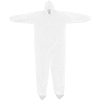 Global Industrial™ Jetable Microporous Coverall Elastic Hood - Bottes WHT Med 25/Case