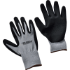 Global Industrial™ Ultra-Grip Foam Nitrile Coating Gants enduits de nitrile, gris/noir, Grand, 1 paires - Qté par paquet : 12