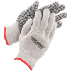 Global Industrial™ PVC Dot Knit Gloves, Single-Sided, Black, Small, 1-Dozen