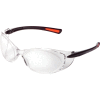 Lunettes de sécurité ™ industrielles mondiales sans cadre, boucliers latéraux, anti-brouillard, lentille claire, cadre noir