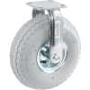 Global Industrial™ Rigid Plate Caster 10" Full Pneumatic Wheel 330 Lb. Capacity