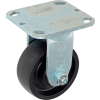Global Industrial™ Heavy Duty Rigid Plate Caster 4" Molded Plastic Wheel 420 Lb. Capacity