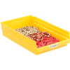 Akro-Mils Plastique Nesting Storage Shelf Bin 30178 - 11-1/8 po L x 17-5/8 po L x 4 po H Jaune - Qté par paquet : 12