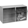 Astuce de quantique sur stockage Bin QTB302 - 2 compartiments gris