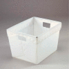 Global Industrial™ Corrugated Plastic Totes - Postal Nesting-No Lid 18-1/2x13-1/4x12 Natural