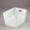 Fourre-tout en plastique ondulée de l™'industrie mondiale - Nidification postale-Pas de couvercle 18-1/2x13-1/4x12 Naturel