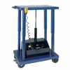Wesco® Battery Operated Work Positioning Post Lift Table 261108 1000 Lb. Cap. 36x18 Platform