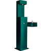 Global Industrial™ Outdoor Drinking Fountain & Bottle Filling Station w / Filter, Green