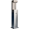 Global Industrial™ Outdoor Piédestal Bottle Filling Station, Acier inoxydable