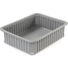 Dandux Modular Dividable Plastic Tote Box, 22"L x 17"W x 6"H