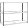 Global Industrial Angle Post, 5'H, Gray, Set of 4