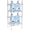 5 Gallon Water Bottle Storage Rack, 4 Bottle Capacity
