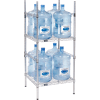 Étagère de rangement pour bouteilles d’eau de 5 gallons, capacité 8 bouteilles