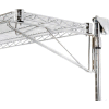 Nexel® Chrome Wall Mount Wire Shelf - Niveau supplémentaire 54"W x 18"D