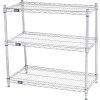 Étagère Nexel® 3, étagère en fil de chrome, démarreur, 36 » L x 14 » P x 34"H