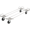 Global Industrial™ Wire Rack Accessoire 48 x 20 Dolly Base - 5 casters poly pivotants pour 48"W Bins