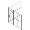 RapidWire™ cage de fil soudée à 2 côtés W/ 3' Porte à charnières, sans plafond 8' 4 » x 8' 6 » x 8' 5-1/4"H