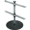 Azar Displays 900046 2-Tiered Bracelet/Necklace Display Countertop Display, 13" High, 9" Base