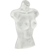 Azar Displays 900519-WHT Plastic Female Form For Pegboard/Slatwall, 22.75" High, White