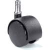 Algood Dual Disc Series Chair Caster with Non-Locking Nylon Wheel 03T4-050-437SX7/8 - Stem Type E
