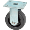Faultless Rigid Plate Caster 3461S-5 5" Polyolefin Wheel