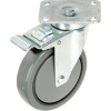 Faultless Total Lock Swivel Plate Caster 899-5TB 5" Polyurethane Wheel