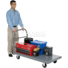 Global Industrial™ Steel Deck Platform Truck 36 x 24 1000 Lb. Capacité 5" Polyurethane Casters