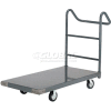 Global Industrial Steel Deck Truck 72x36 1400 Lb. Cap. 5" Rubber Casters - Ergo Handle