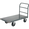 Global Industrial™ Steel Deck Platform Truck 48 x 24 2400 Lb. Capacity 8" Rubber Casters