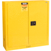 Global Industrial™ Inflammable Cabinet, Manuel Close Double Door, 22 Gallon, 35"Wx22"Dx35"H