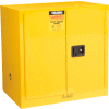 Global Industrial™ Inflammable Cabinet, Manuel Close Double Door, 24 Gallon, 43"Wx12"Dx44"H