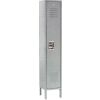 Global Industrial™ Infinity® Single Tier 1 Door Locker, 12"Wx12"Dx60"H, Gray, Unassembled